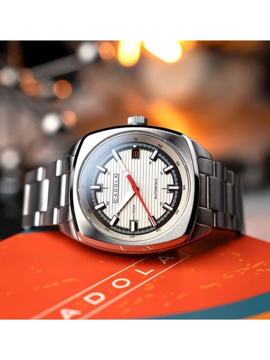 NWT Cadola Buxton Automatic Grey Dial Men\'s Watch